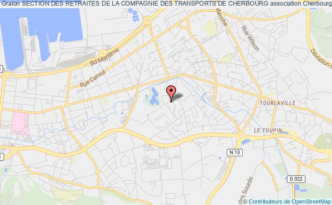plan association Section Des Retraites De La Compagnie Des Transports De Cherbourg Tourlaville