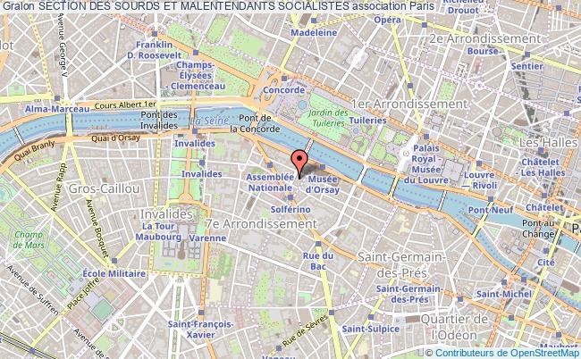 plan association Section Des Sourds Et Malentendants Socialistes Paris