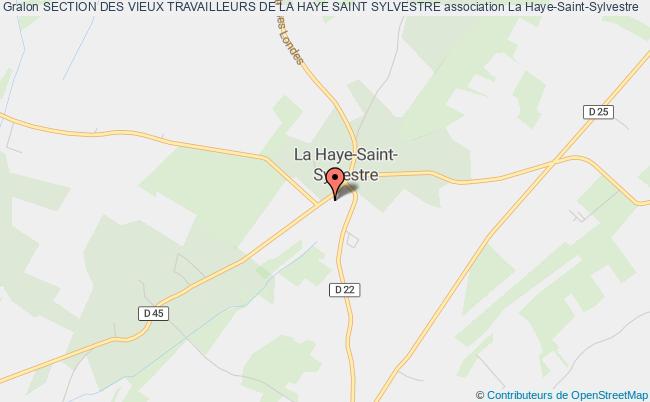 plan association Section Des Vieux Travailleurs De La Haye Saint Sylvestre La    Haye-Saint-Sylvestre