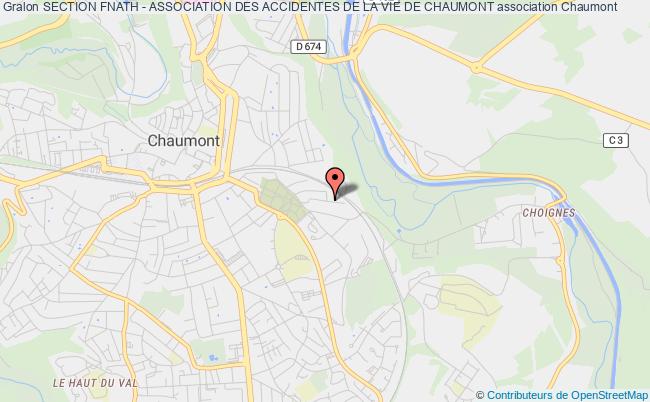 plan association Section Fnath - Association Des Accidentes De La Vie De Chaumont Chaumont