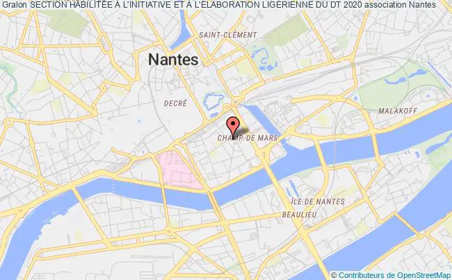 plan association Section HabilitÉe À L'initiative Et À L'Élaboration LigÉrienne Du Dt 2020 Nantes