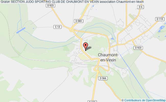 plan association Section Judo Sporting Club De Chaumont En Vexin Chaumont-en-Vexin