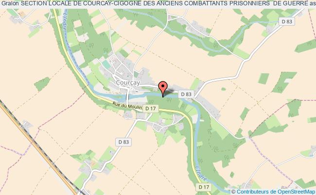 SECTION LOCALE DE COURCAY-CIGOGNE DES ANCIENS COMBATTANTS PRISONNIERS  DE GUERRE