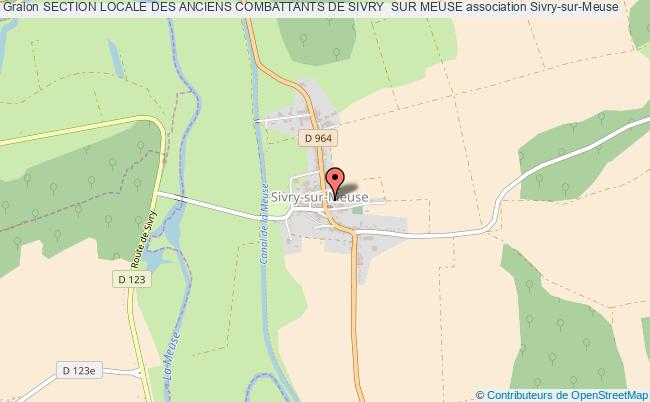 plan association Section Locale Des Anciens Combattants De Sivry  Sur Meuse Sivry-sur-Meuse