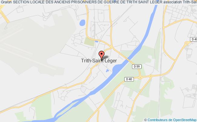 plan association Section Locale Des Anciens Prisonniers De Guerre De Trith Saint Leger Trith-Saint-Léger