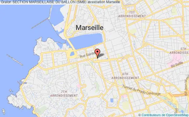 plan association Section Marseillaise Du Ballon (smb) Marseille 7