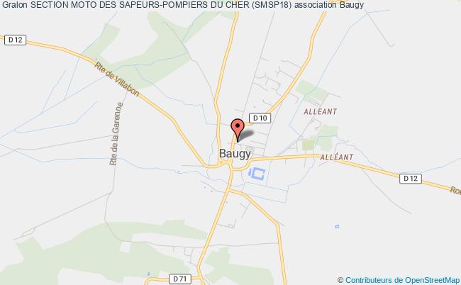 plan association Section Moto Des Sapeurs-pompiers Du Cher (smsp18) Baugy