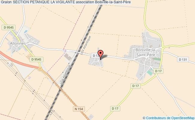 plan association Section Petanque La Vigilante Boisville-la-Saint-Père