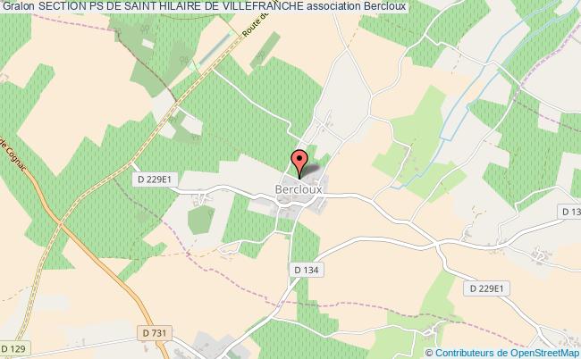 plan association Section Ps De Saint Hilaire De Villefranche Bercloux