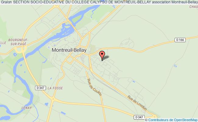plan association Section Socio-educative Du College Calypso De Montreuil-bellay Montreuil-Bellay
