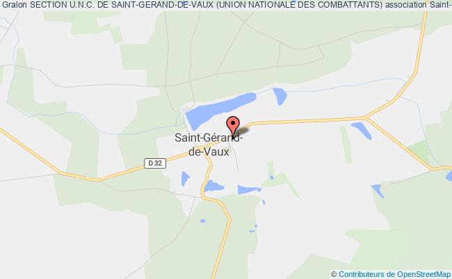 plan association Section U.n.c. De Saint-gerand-de-vaux (union Nationale Des Combattants) Saint-Gérand-de-Vaux