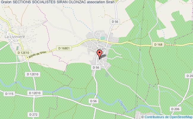 SECTIONS SOCIALISTES SIRAN OLONZAC