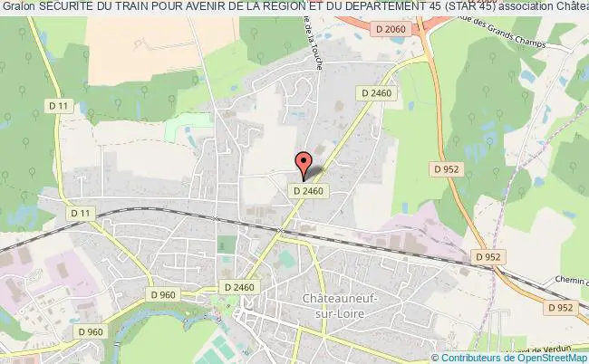 plan association Securite Du Train Pour Avenir De La Region Et Du Departement 45 (star 45) Châteauneuf-sur-Loire
