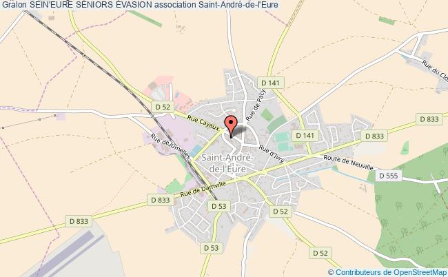 plan association Sein'eure SÉniors Évasion Saint-André-de-l'Eure