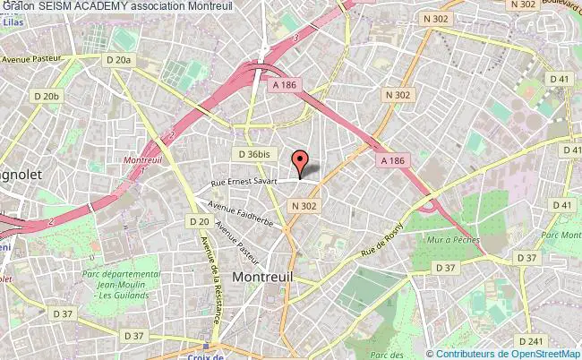 plan association Seism Academy Montreuil
