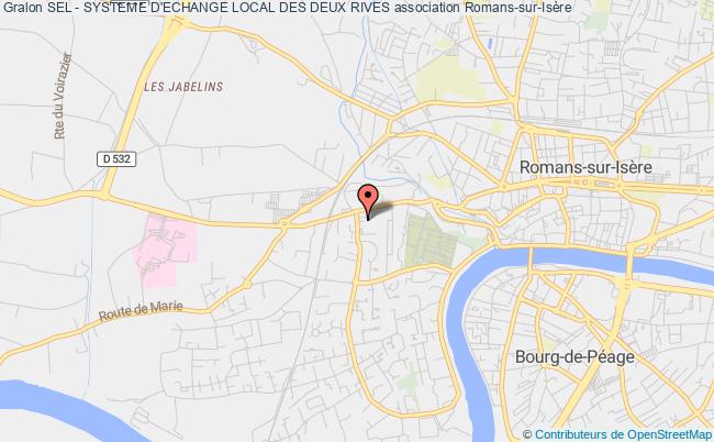 plan association Sel - Systeme D'echange Local Des Deux Rives Romans-sur-Isère