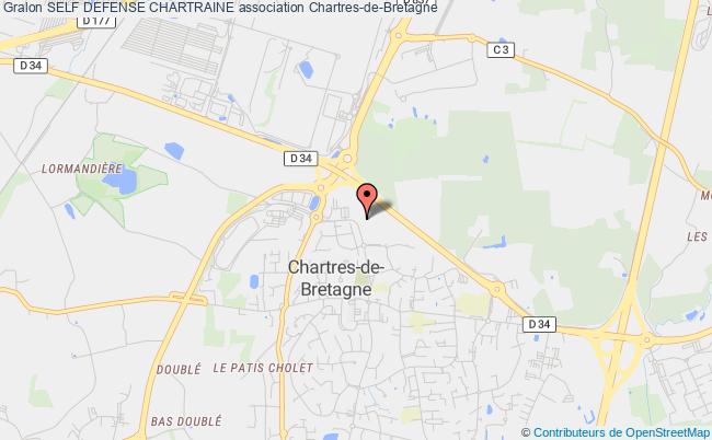 plan association Self Defense Chartraine Chartres-de-Bretagne