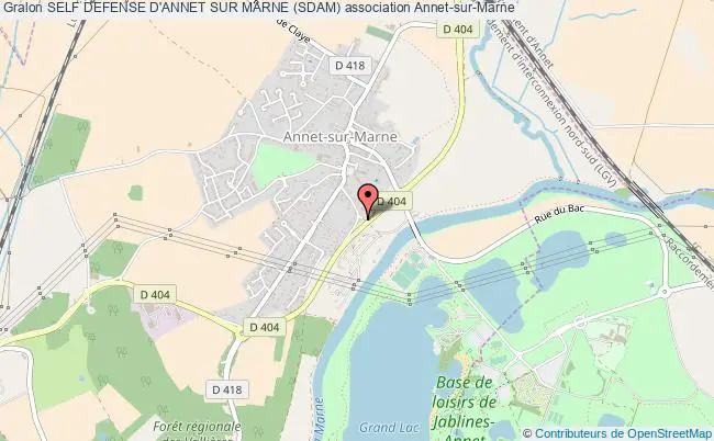 plan association Self Defense D'annet Sur Marne (sdam) Annet-sur-Marne