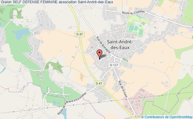 plan association Self DÉfense FÉminine Saint-André-des-Eaux