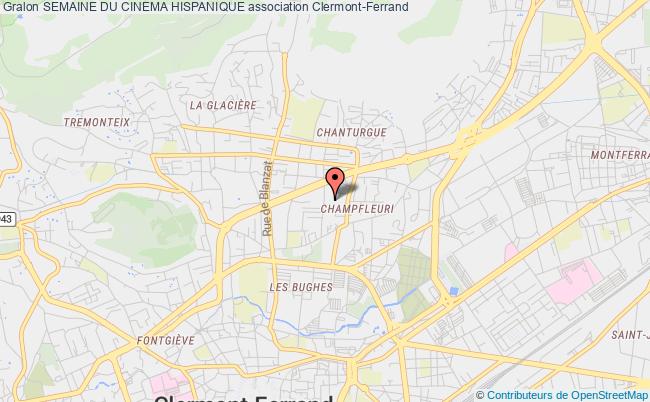 plan association Semaine Du Cinema Hispanique Clermont-Ferrand