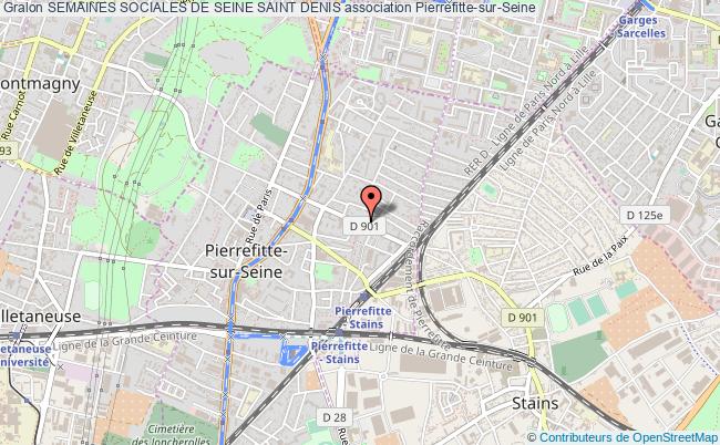 plan association Semaines Sociales De Seine Saint Denis Pierrefitte-sur-Seine