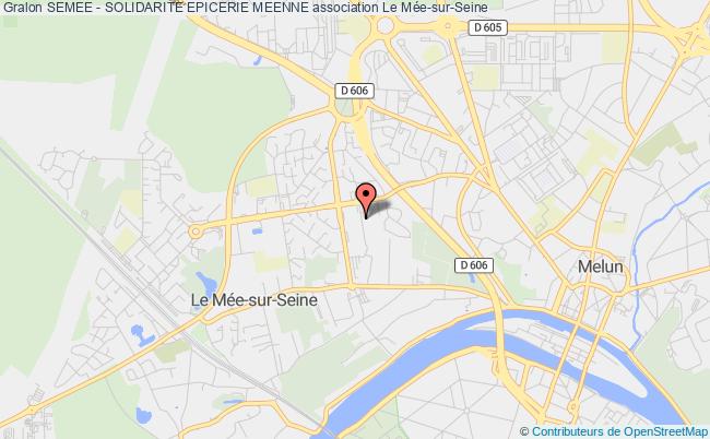 plan association Semee - Solidarite Epicerie Meenne Mée-sur-Seine