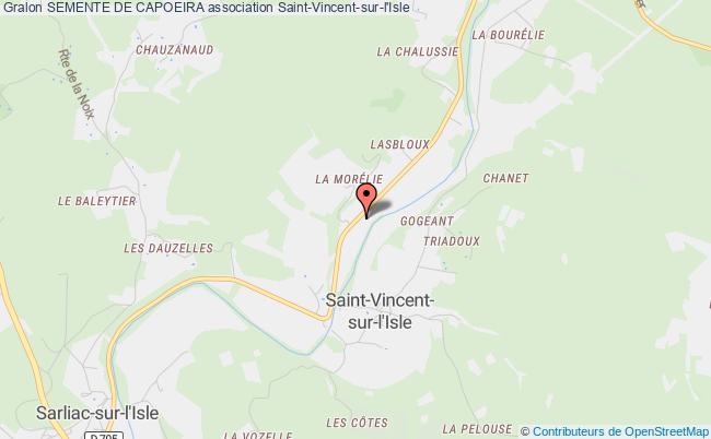 plan association Semente De Capoeira Saint-Vincent-sur-l'Isle