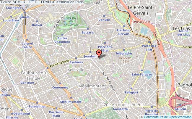 plan association Semer - Ile De France Paris