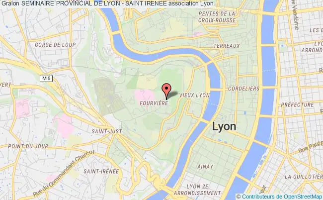 plan association Seminaire Provincial De Lyon - Saint Irenee Lyon