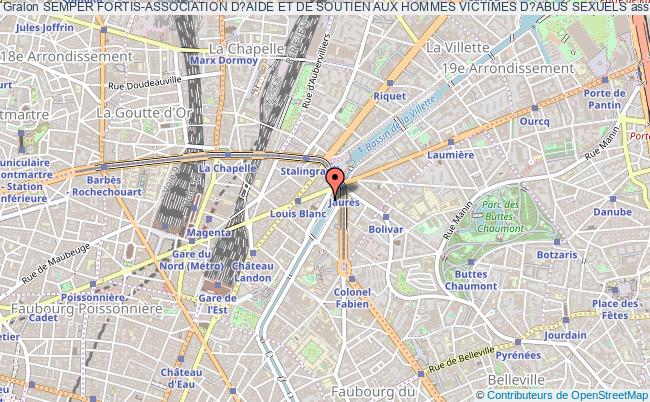 plan association Semper Fortis-association D?aide Et De Soutien Aux Hommes Victimes D?abus Sexuels Paris