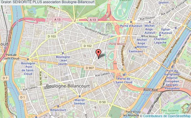 plan association SÉnioritÉ Plus Boulogne-Billancourt