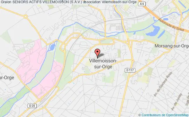 plan association Seniors Actifs Villemoisson (s.a.v.) Villemoisson-sur-Orge
