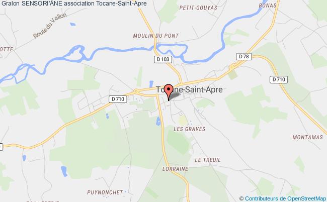 plan association Sensori'Âne Tocane-Saint-Apre