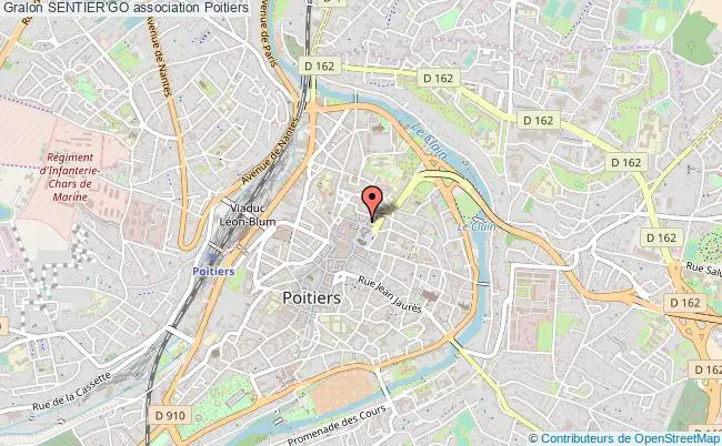 plan association Sentier'go Poitiers