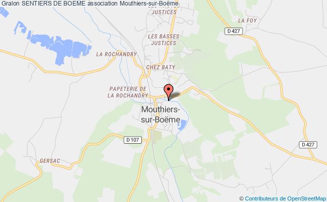plan association Sentiers De Boeme Mouthiers-sur-Boëme