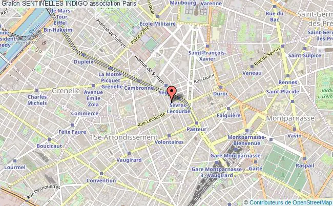 plan association Sentinelles Indigo Paris