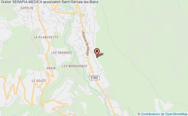 plan association Serapia-medica Saint-Gervais-les-Bains