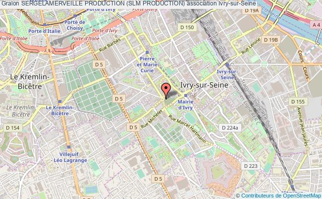 plan association Sergelamerveille Production (slm Production) Ivry-sur-Seine