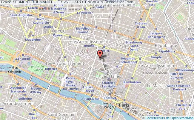 plan association Serment D'humanite - Les Avocats S'engagent Paris