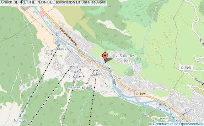 plan association Serre Che Plongee La Salle les Alpes