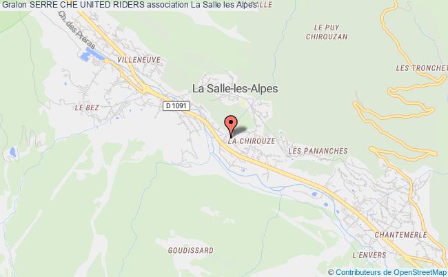 plan association Serre Che United Riders La    Salle-les-Alpes