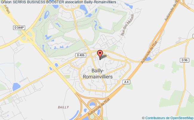 plan association Serris Business Booster Bailly-Romainvilliers