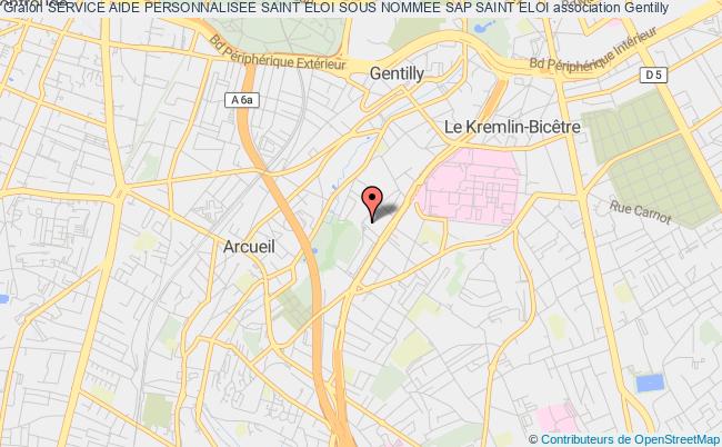 plan association Service Aide Personnalisee Saint Eloi Sous Nommee Sap Saint Eloi Gentilly