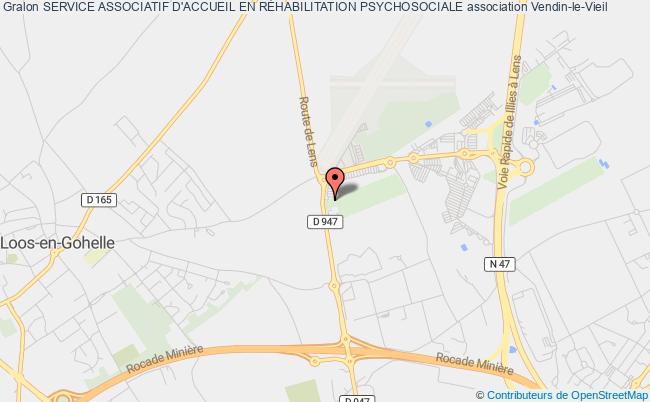 plan association Service Associatif D'accueil En RÉhabilitation Psychosociale Vendin-le-Vieil