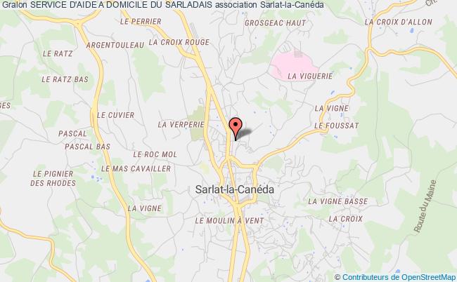 plan association Service D'aide A Domicile Du Sarladais Sarlat-la-Canéda