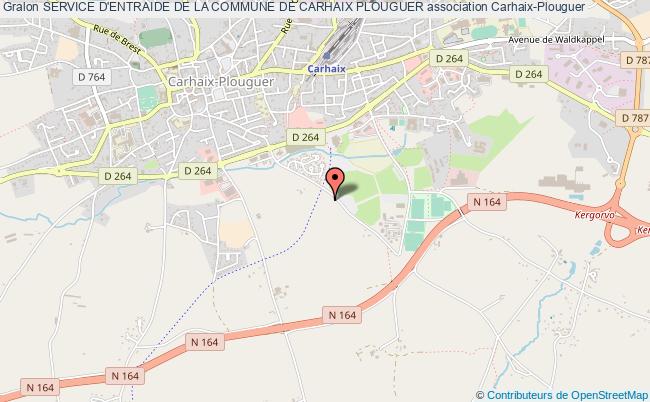 plan association Service D'entraide De La Commune De Carhaix Plouguer Carhaix-Plouguer