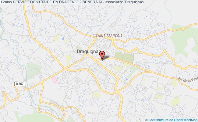 plan association Service D'entraide En Dracenie  - Sendra Ai - Draguignan