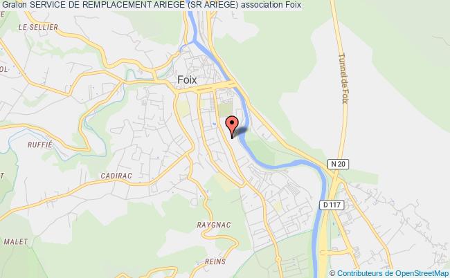 plan association Service De Remplacement Ariege (sr Ariege) Foix
