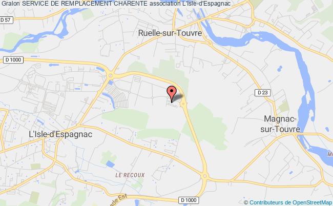 plan association Service De Remplacement Charente Isle-d'Espagnac