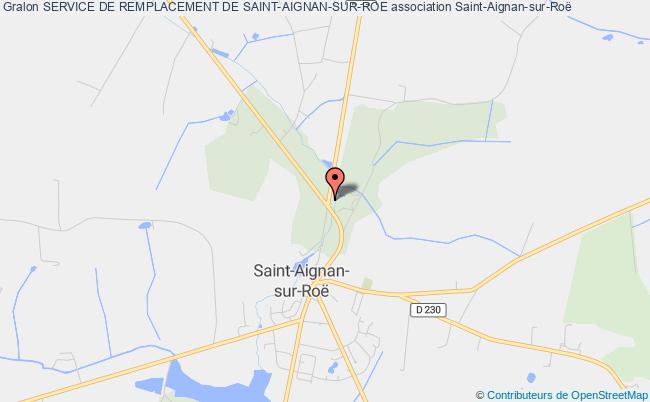 plan association Service De Remplacement De Saint-aignan-sur-roe Saint-Aignan-sur-Roë